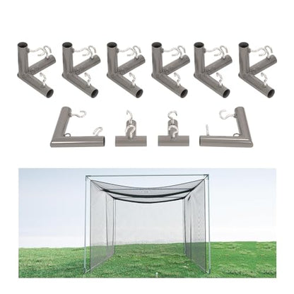 Golf Frame 1-3/8 in Corner Kit Triple Corner Bracket Powder Coated