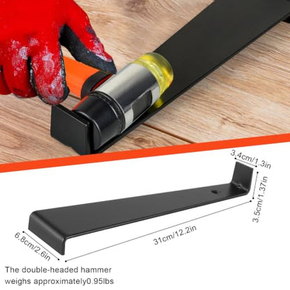 23Pcs Wood Flooring Installation Tool Kit with Ergonomic Handle Laminate