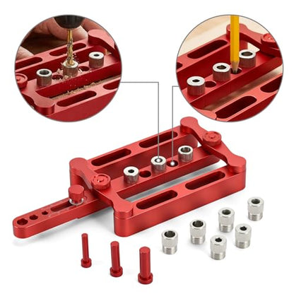 Self Centering Dowel Jig Kit, 6/8/10mm Woodworking Dowel Jig