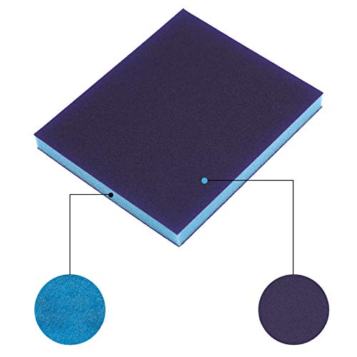 BokWin 16Pcs Sanding Sponge, 120/220 Grit Sanding Blocks - size: 8*120 Grit/ 8*220 Grit