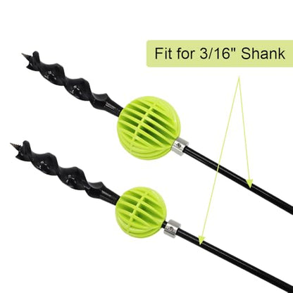 Flex Bit Placement Tool & Bumper Ball Guide Kit for 3/16" Shank Drill Bits - Includes 1-3/4" & 2-5/16" Guides for Cable Installation - style: 5.5mm PVC Bumper Balls
