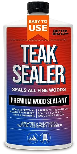 Teak Cleaner and Brightener for Wood, Teak Oil or Sealer for Boats, Indoor - style: Teak Sealer Oil