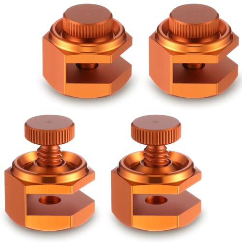 4 Pack Stair Gauge Set, Layout Tool for Framing Square, Orange - color: Orange