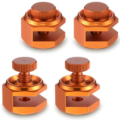 4 Pack Stair Gauge Set, Layout Tool for Framing Square, Orange - color: Orange