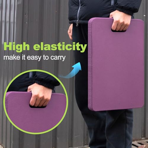 Thick Kneeling Pad, Purple, 2-Pack
