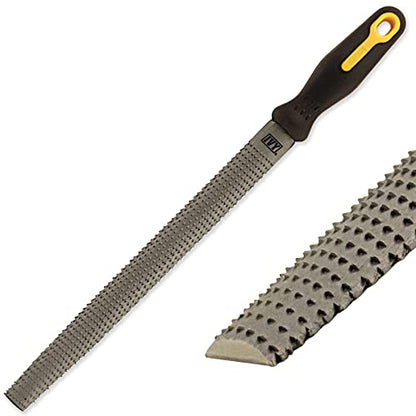 IVY Classic 12120 10" Half Round Wood Rasp, Power Pro Grip Handle, 1/Card, Metal