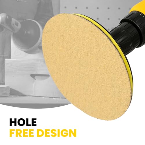 30 PCS Hook and Loop Sanding Discs 6 Inch No Hole Aluminum Oxide Sandpaper Discs 60 80 100 120 150 180 220 320 400 600 800 1000 Grit for Woodworking Automotive - style: No Hole 60-1000 Grit