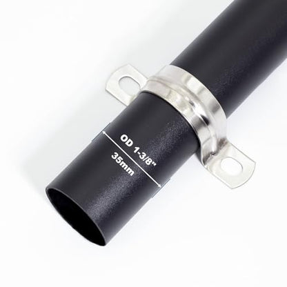 10 pcs 1-3/8" Conduit Clamp 304 SS Pipe Support U Bracket, Tube Clamp for Cable/Water Pipe, Heavy Duty Strap Clamps | OD 1-3/8" | 10 pcs - size: Ø 1-3/8"