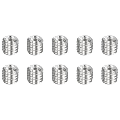 HARFINGTON 10pcs Thread Repair Inserts M4 x 0.7 Male to M2 x 0.4 Female Thread 4mm Long Stainless Steel Reducing Nuts Metric Self Tapping Sleeves Threaded Reducer Industrial Fasteners - size: M4 x 0.7 Male to M2 x 0.4 Female x 4mm