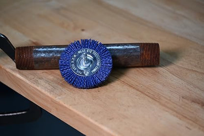 Century Drill & Tool 77441 Nylon Abrasive Radial Brush, 4", Coarse - size: 4" Coarse