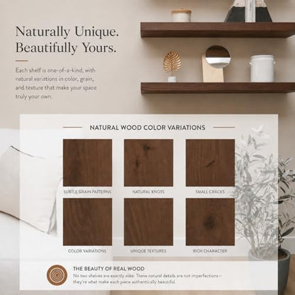 Fireplace Mantel, Rustic, Shelf, Floating Mantle, Real Wood, Beam, URBANDI (Provincial, 36Lx6Hx8D) - color: Provincial, size: 36Lx6Hx8D