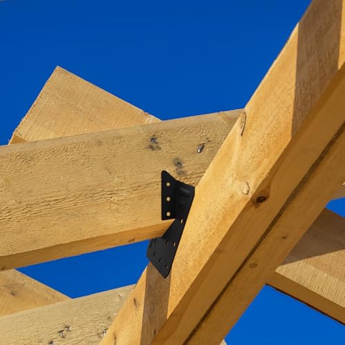 32 Pack Hurricane Ties for 2x4 2x6 2x8 Wood Joist Rafter Truss Connector - size: 32 PCS, style: 2''x4''Hurricane Tie