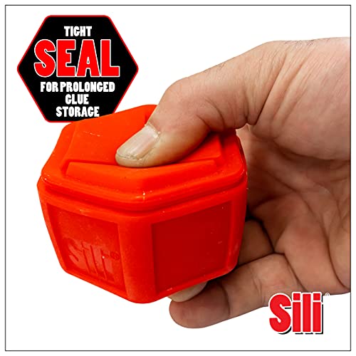 Sili Glue Pod with Multi Purpose Sealable Lid/Glue Brush Holder