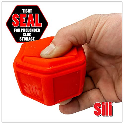 Sili Glue Pod with Multi Purpose Sealable Lid/Glue Brush Holder