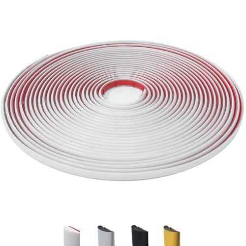 52.5Ft Peel and Stick Wall Molding Trim White - color: White (Paintable), size: 52.5 Ft