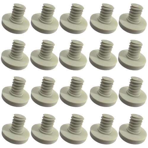 20 PCS Replacement Bolts Compatible with Suncast Storage Sheds - color: White