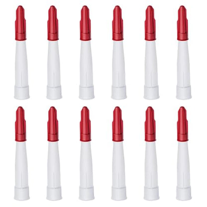 12 Pcs Caulk Extension Nozzle Plastic Nozzles Kit Caulk Saving Caps & Applicator Tools for Easy Sealing Projects in Kitchen Bathroom