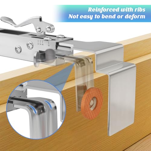 2 Pack Drawer Front Installation Clamps, Quick-Install Drawer Fixing Clamp