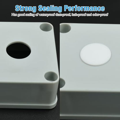 20Pcs 16 mm Silicone Rubber Plugs for 15.5-17.5mm (5/8"-11/16") Round Holes - color: White, size: DH:5/8"(16mm)