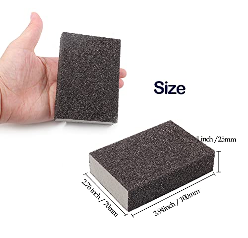 12Pcs 36 Grit Coarse Sanding Block - size: 36 Grit(Coarse)