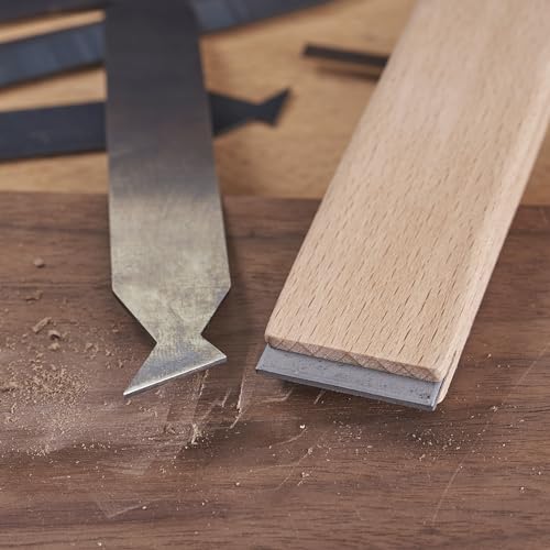 New Cabinet Scraper Cards and Cabinet Scraper Burnisher with 12 Piece Multi-Shaped Scraper Set Suitable for Various Small space and Small-Sized Tasks(HTCSCS13)