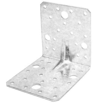 4 Pack 4x4 Galvanized Steel L Angle Bracket for Wood 90 Degree Corner Brace