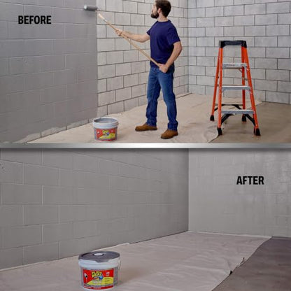 Flex Seal Liquid Rubber Sealant Coating, Waterproof, Gray, 320 oz - color: Gray, size: 320 oz