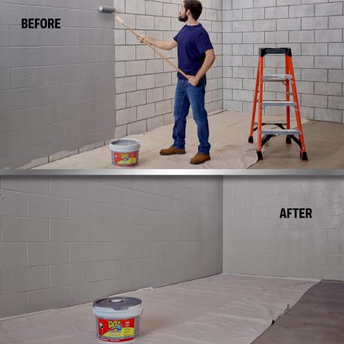 Flex Seal Liquid Rubber Sealant Coating, Waterproof, Gray, 320 oz - color: Gray, size: 320 oz