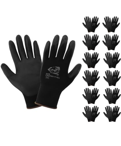 Global Glove PUG-17 Lightweight Polyurethane Dipped Work Gloves - size: XX-Large