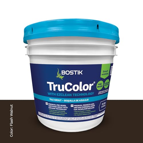 BOSTIK EZ Clean TRU Color 9lb Pre-Mixed Tile Grout – Flash Walnut H141 - color: Flash Walnut