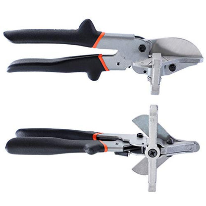 Multi Angle Miter Shear Cutter Hand Tools, 0-135 Degree Adjustable Angle Scissors Trim Shears Multipurpose Cutting Tool - color: 0-135 Degree Adjustable Shear Cutter