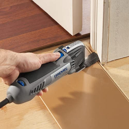 Dremel MM482 Bi-Metal Flush Cut Oscillating Multitool Blade, Ideal for Wood and Metal Cutting Applications - Universal Quick-Fit Interface Fits Bosch, Makita, Milwaukee, and Rockwell - style: 1-Pack
