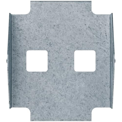 Simpson Strong-Tie BCS2-3/6Z BCS Post Cap - for Triple 2X Beam & 6X Post, 18-Gauge ZMAX Galvanized Steel Construction, Double-Shear Nailing, Sized for Multi-2x Widths