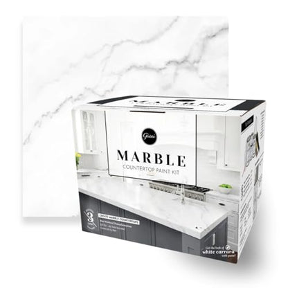 Giani Marble Easy Epoxy Countertop Paint Kit (Carrara White) - color: Carrara White