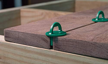 DeckWise WiseGuides 13/64" Gap Deck Board Spacer Guide for Hardwood, Pressure Treated Lumber, Thermal Wood, PVC and Composite Decking Alignment (6 Pack) - size: 13/64