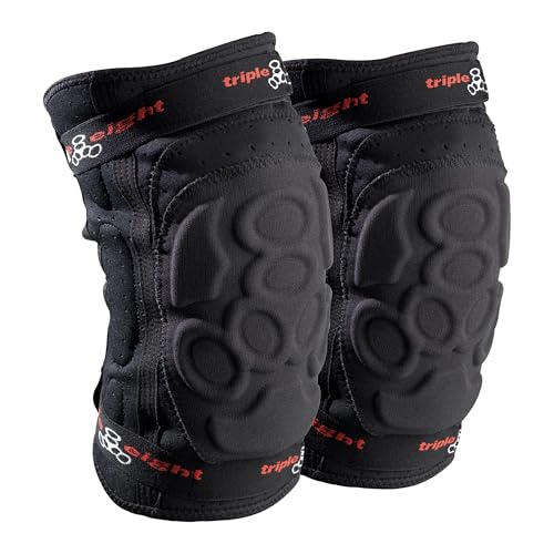 Triple Eight ExoSkin Knee Pads – Lightweight, Abrasion-Resistant Knee Protection for Mountain Biking, BMX, and Skateboarding - size: Medium
