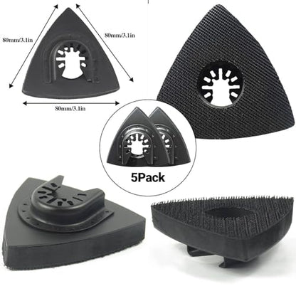 268Pcs Oscillating Multitool Sanding Pads Quick Release Sand Paper Kit
