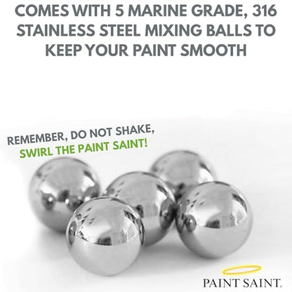 Paint Saint – 6 Airtight Touch Up Paint Containers with Built-in Brush | Mess-Free House Paint Storage | Quick, Satisfying Touch Ups | Perfect for Homeowners, DIY & Property Managers (Pack of 6) - size: 1 Count (Pack of 6)