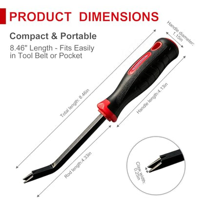 Heavy Duty Staple Remover, Staple Puller Tool for Carpet, Hardwood