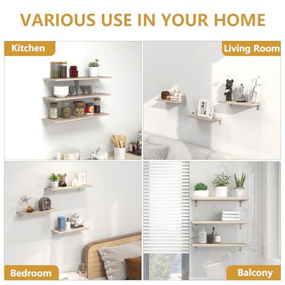 LSK 6PCS L Bracket, L 4"×H 2" Shelf Support Bracket, Max Load :42lb, Silver - color: Silver, size: 4x2 inch (light duty)