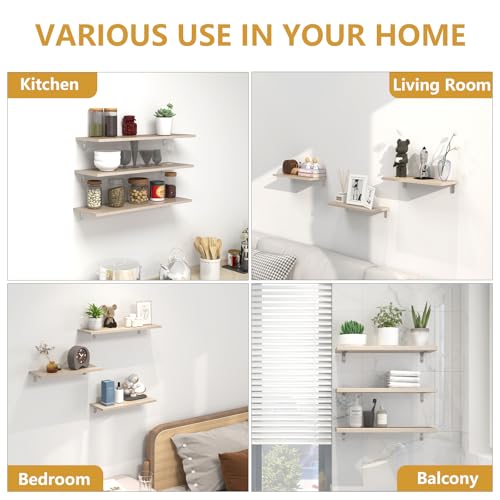 LSK 6PCS L Bracket, L 6"×H 2" Shelf Support Bracket, Max Load :42lb, Silver - color: Silver, size: 6x2 inch (light duty)