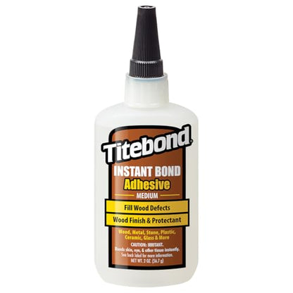 Titebond 2 Oz. Instant Bond Medium Viscosity CA Wood Glue - 1 Each - size: 2 oz., style: Medium, 2 oz.