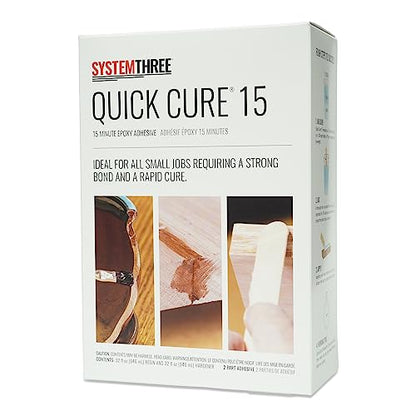 System Three Quick Cure 15 Epoxy Adhesive, 1/2 Gallon Kit - size: 1/2 Gallon