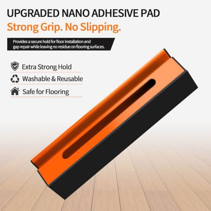 Floor Gap Fixer Tool Kit for Laminate Floors with Storage Bag & Nano Pads
