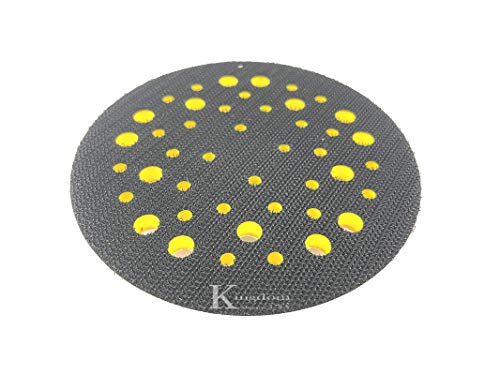 2QSD52D, 5-Inch Grip Faced Sanding Pro-Net Vacuum Pad 44 Holes and Pad Protector - size: 5inch Multi Pad