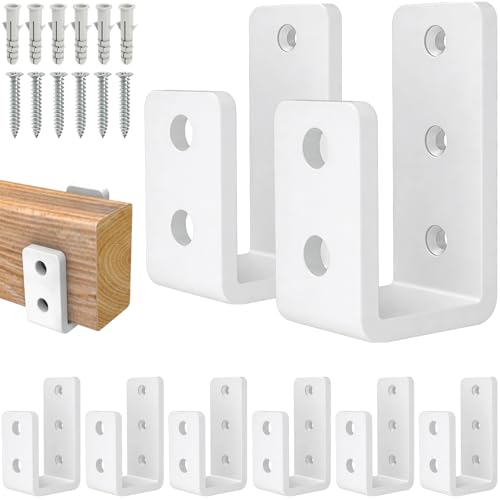 2x4 Door Barricade Brackets, 1/4" Thickened (8PCS) - color: 8 pack-6MM (PRO)