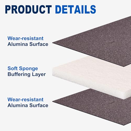 12Pcs 400Grit Double-Sided Sanding Sponges, Washable & Reusable - size: 400Grit