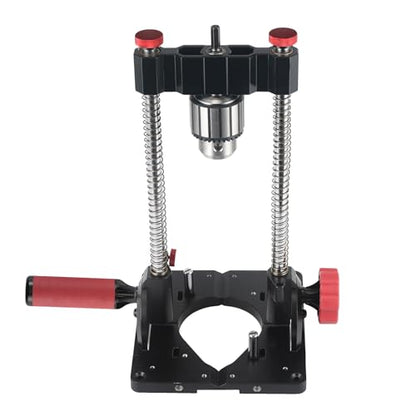 1348 Drill Guide, Heavy-Duty Portable Drill Press Jig, 1/2 in Keyed Chuck