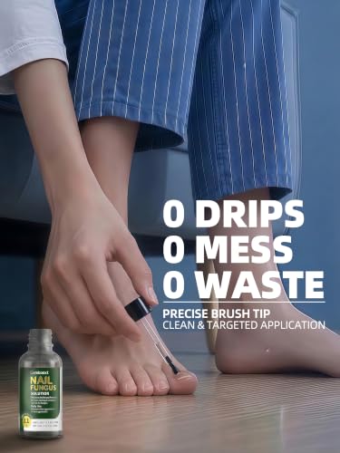 2.0 Upgrade Toenail Fungus Treatment Extra Strength【Max Strength Undecylenic Acid &Tea Tree Oil】Nail Fungus Treatment Extra Strength【3-Day Fast Relief】Advanced Foot & Toe Nail Repair for Damaged Nail