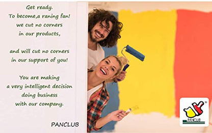 PANCLUB Paint Foam Brush Value Pack 1 Inch - 25 Per/Pack 2 Packs | with Wood Handles | Great for Art, Varnishes, Acrylics, Stains, Crafts - size: 1" - 2 Packs
